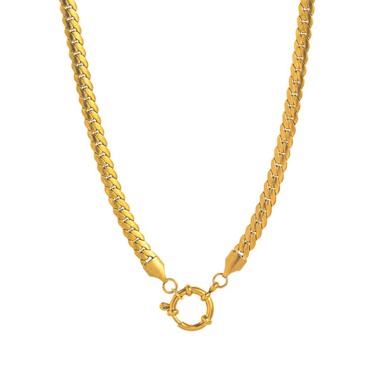 Chain link charm necklace