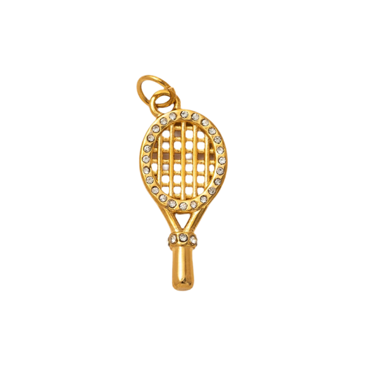 Tennis racket charm