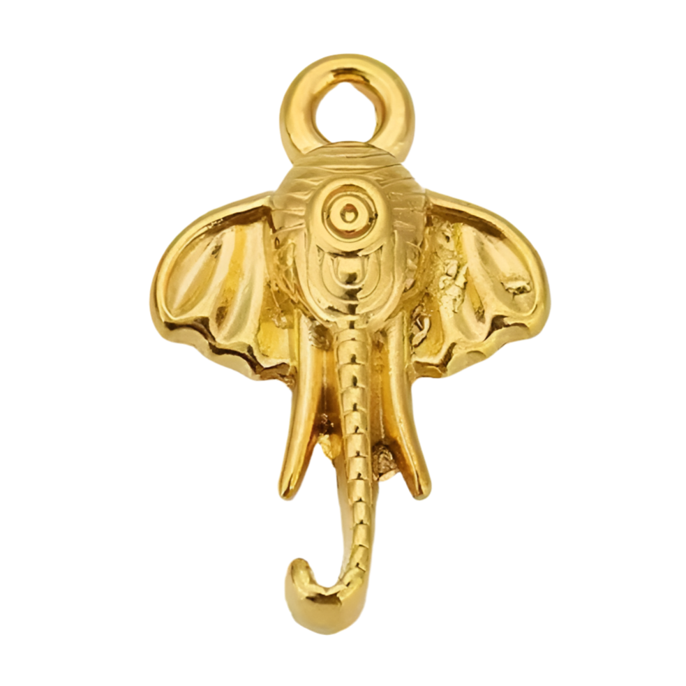 Elephant head charm
