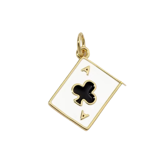 Ace of clubs charm