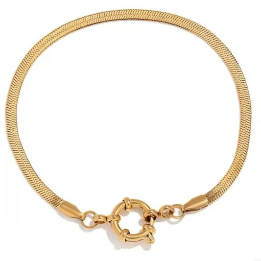 Snake charm bracelet