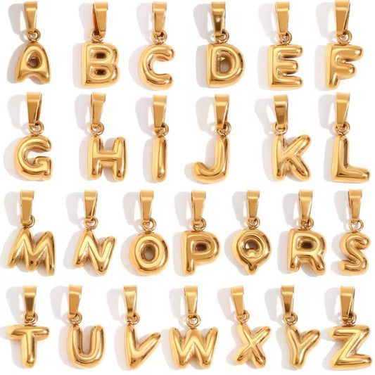 Alphabet - Gold mini charms