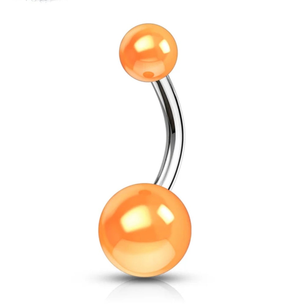 Belly Banana with Acrylic Solid Colored Balls