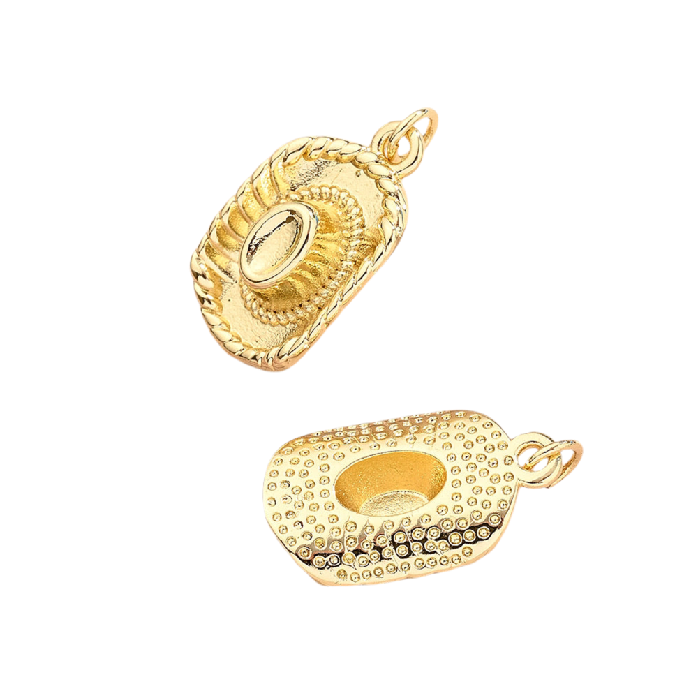Cowboy hat charm