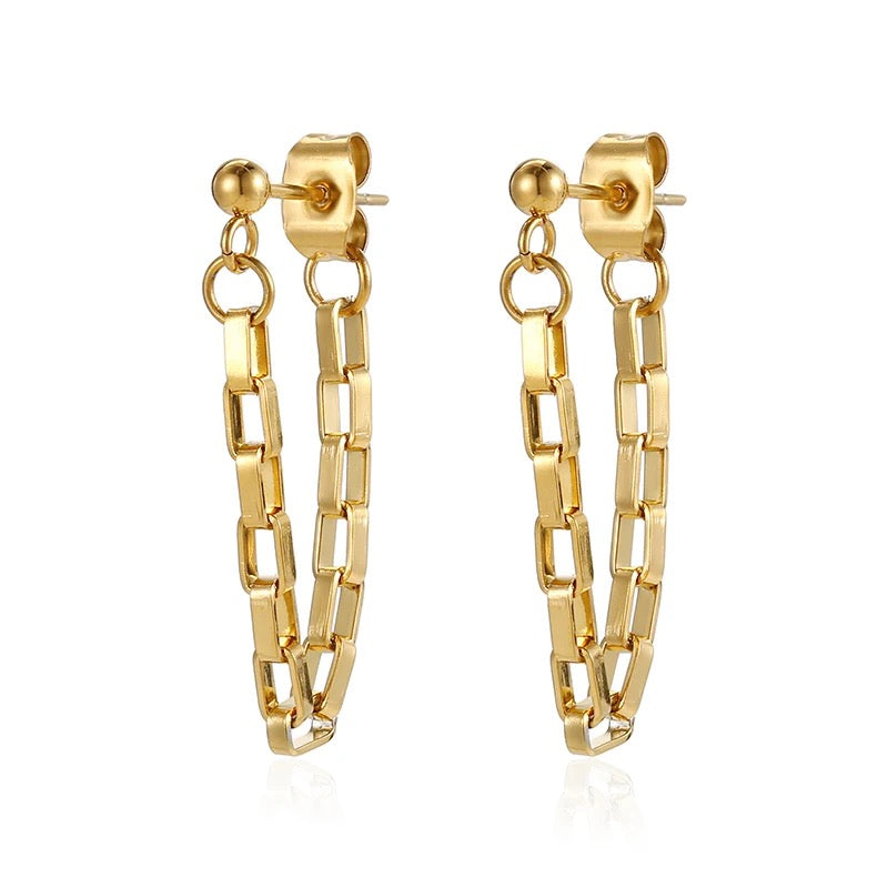 Link Stud Earrings