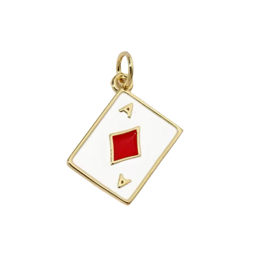 Ace of diamonds charm