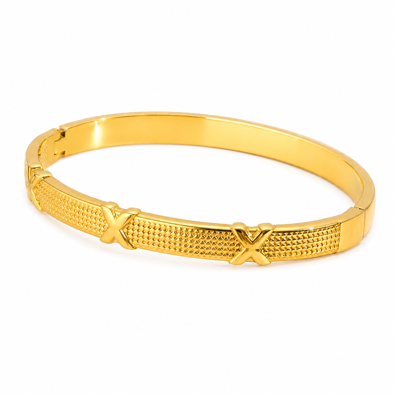 Crossways bangle