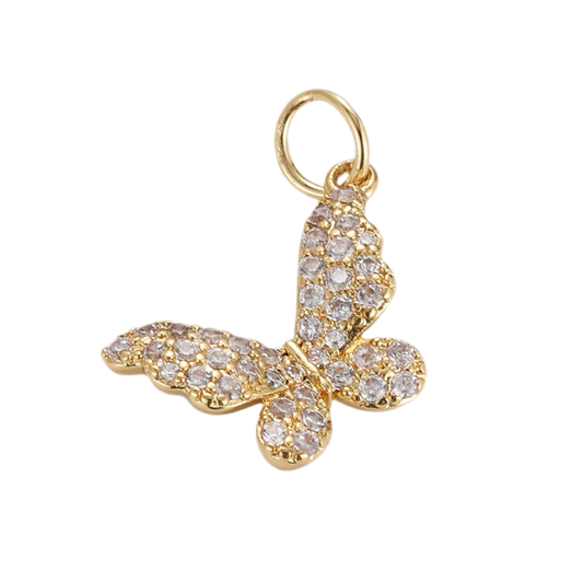 Butterfly sparkle charm