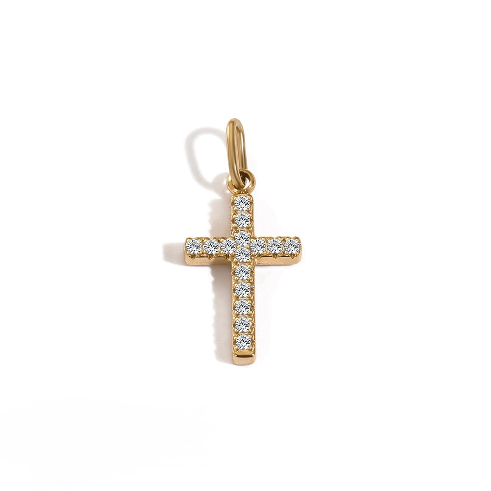 Cross sparkle Charm