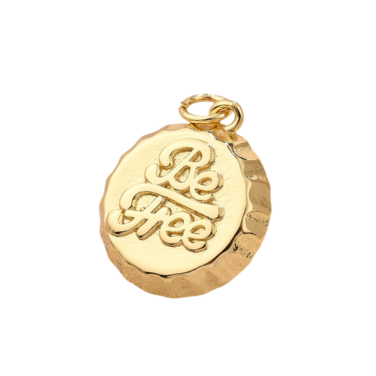 Be Free bottle cap charm