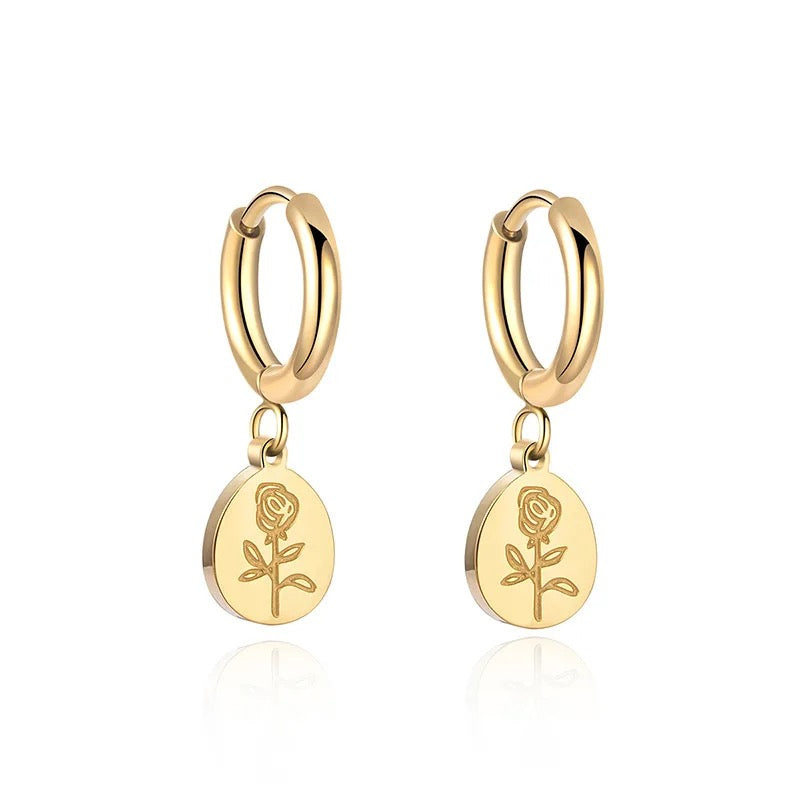 Rose Earrings