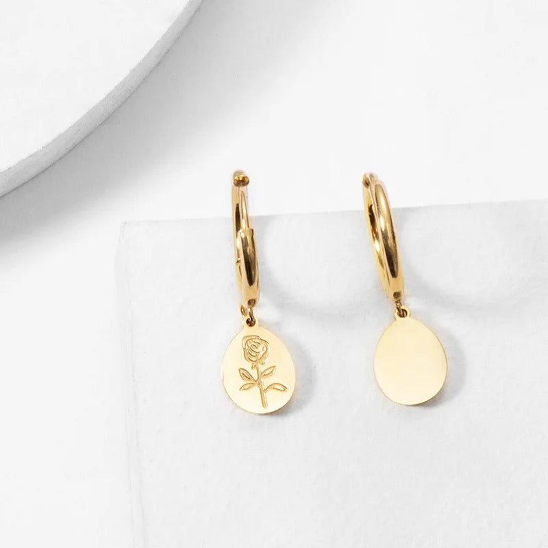 Rose Earrings