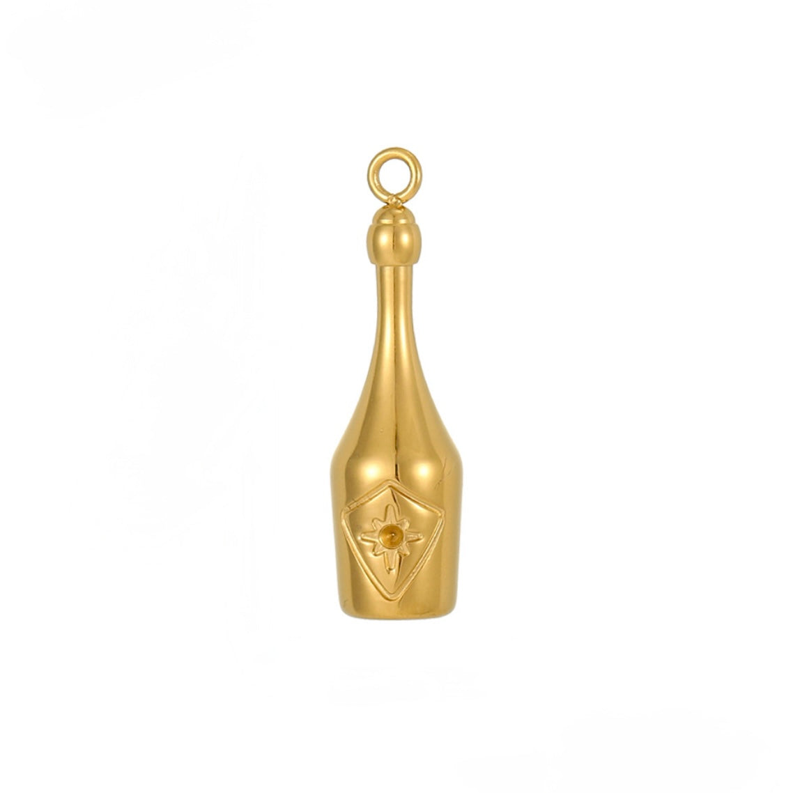 Champagne gold charm