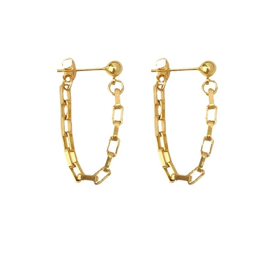 Link Stud Earrings
