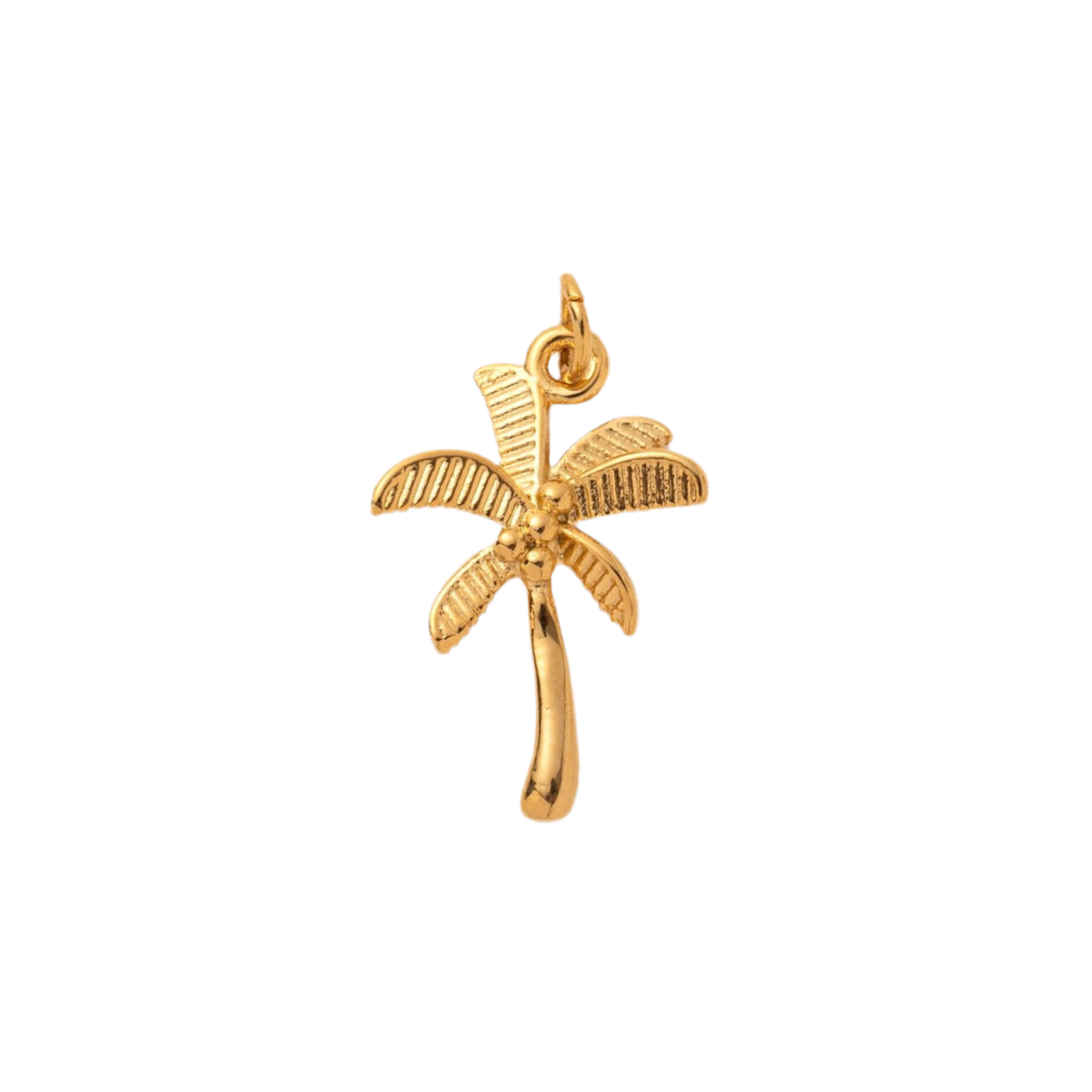 Palm Tree all gold Charm