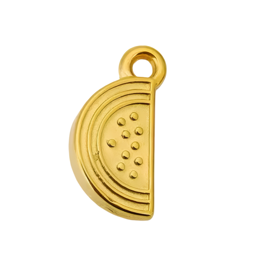 Watermelon gold Charm