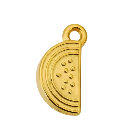Watermelon gold Charm