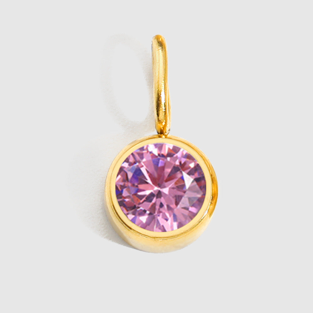 Birth stone charm