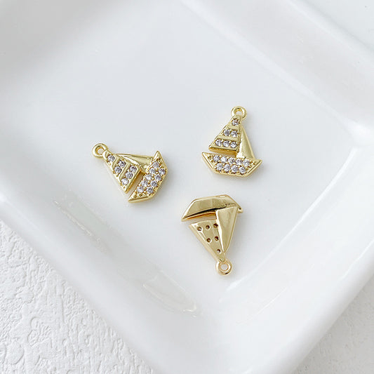 Sailboat - mini charm