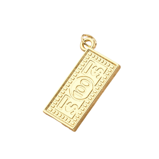 Dollar bill charm