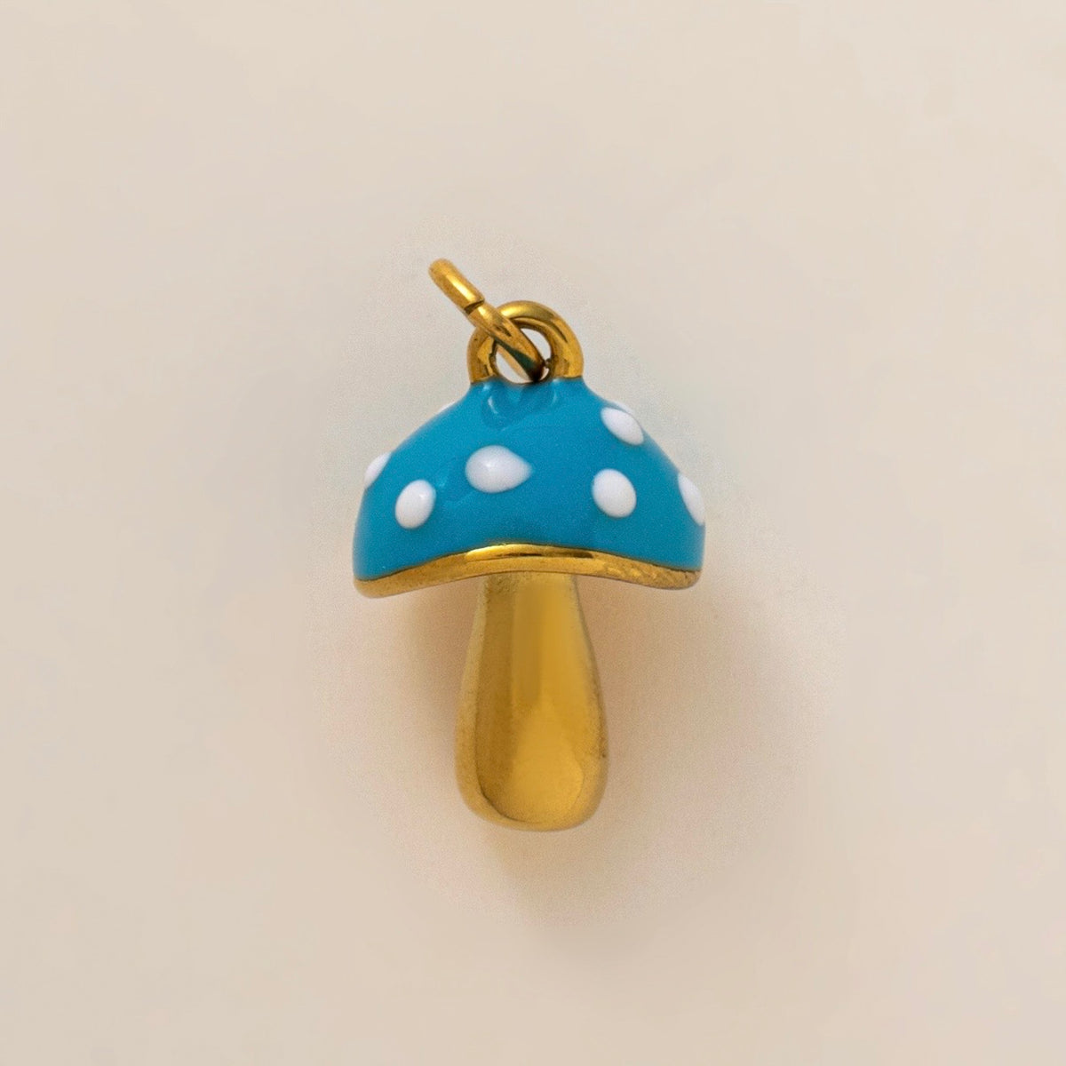 Mushroom coloured charm