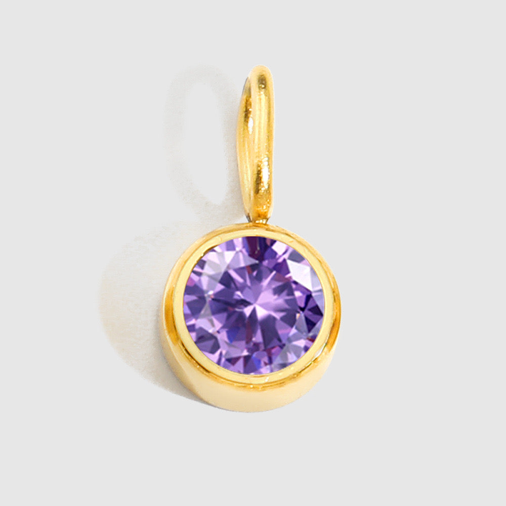 Birth stone charm