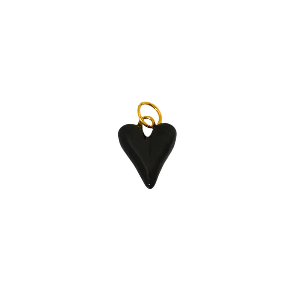Black Heart charm