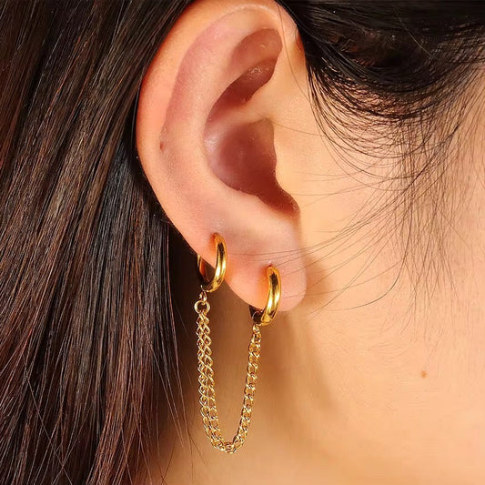 Double Stack Earring Single