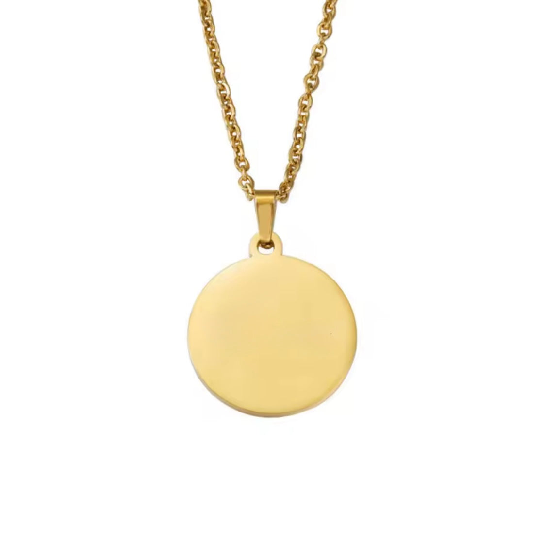 Personalized coin Necklace