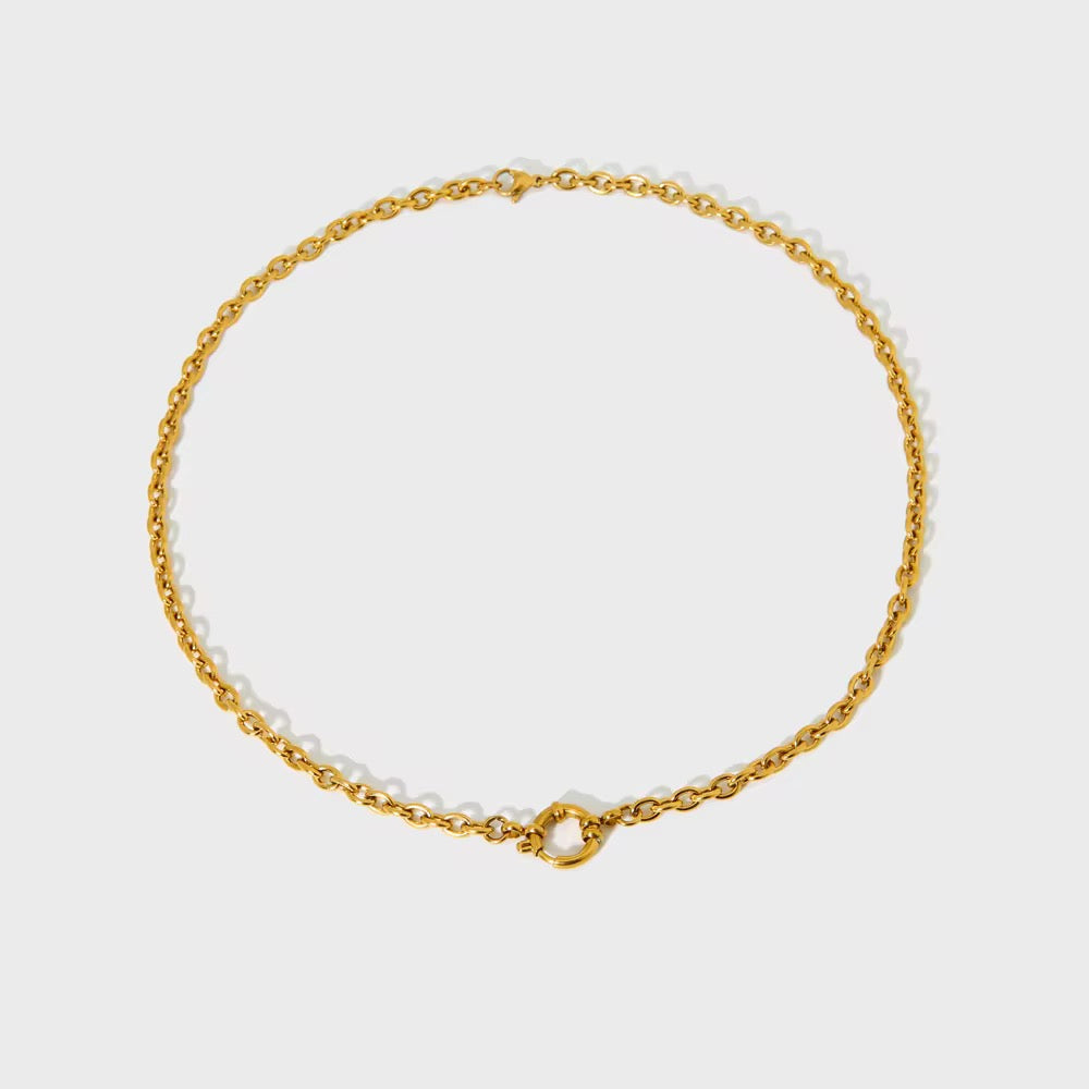 Rope charm necklace