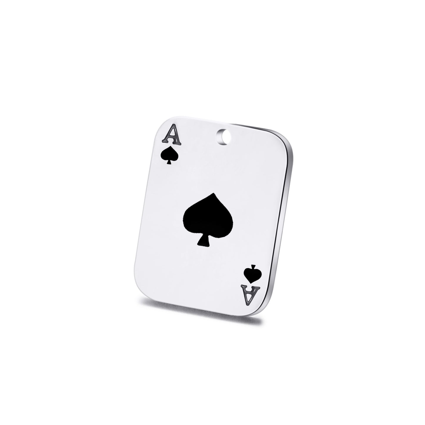 Ace of spades large charm