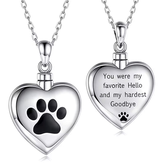 Pet Urn Heart Necklace