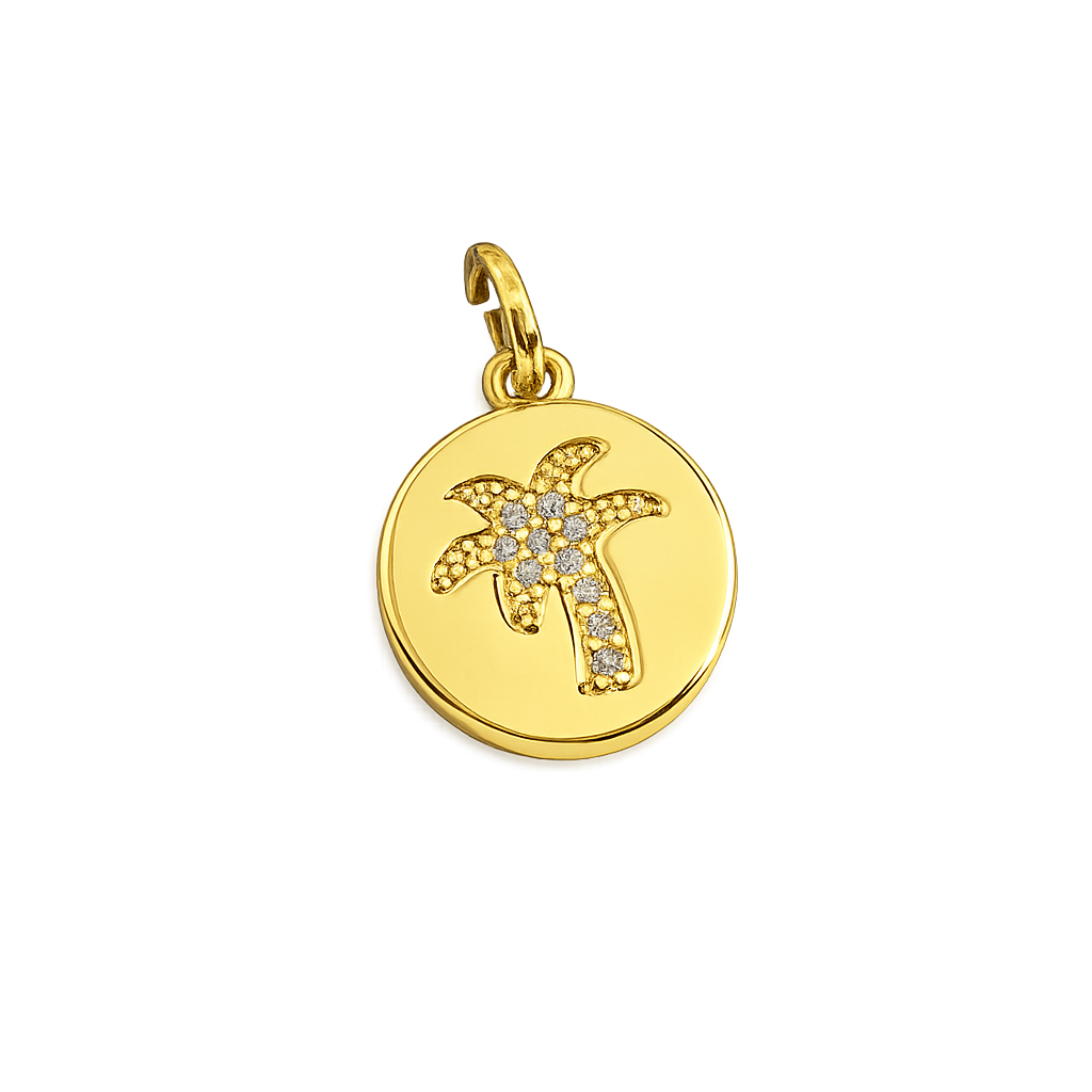 Palm tree circular Charm