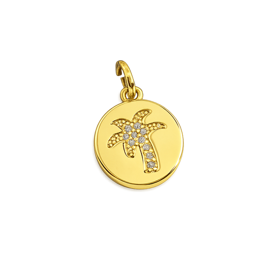 Palm tree circular Charm