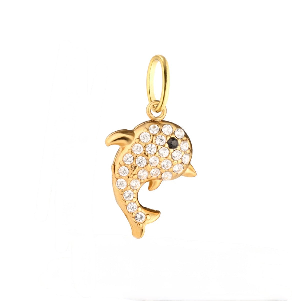 Dolphin sparkle charm