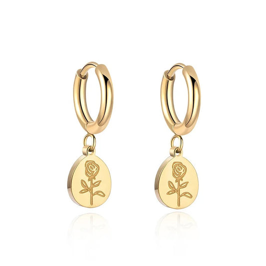 Rose Earrings