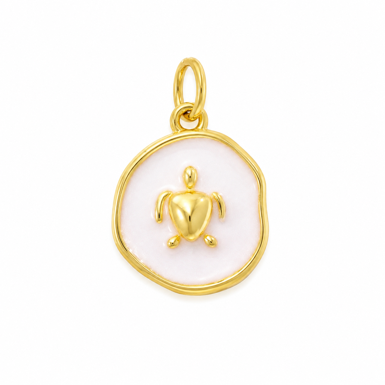 White turtle charm