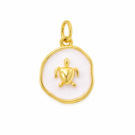 White turtle charm