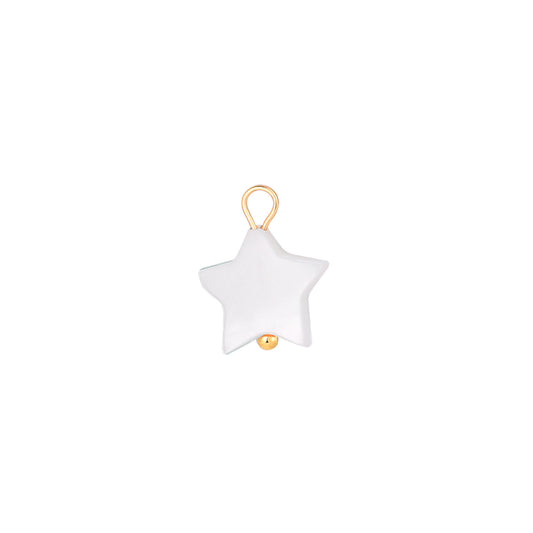 Star mini white Charm
