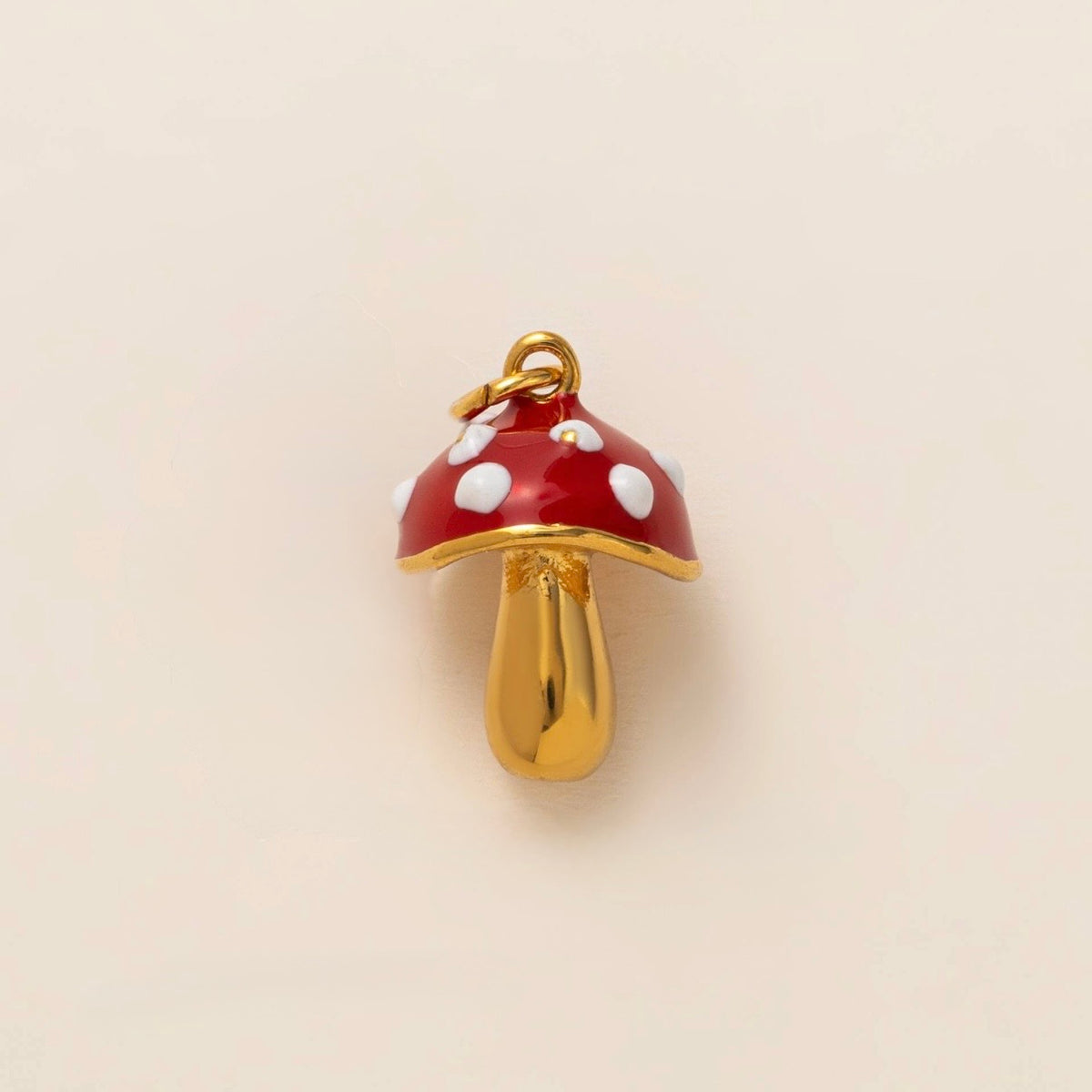 Mushroom coloured charm