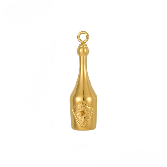 Champagne gold charm