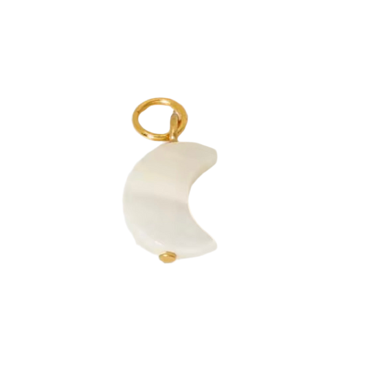 White mini half moon