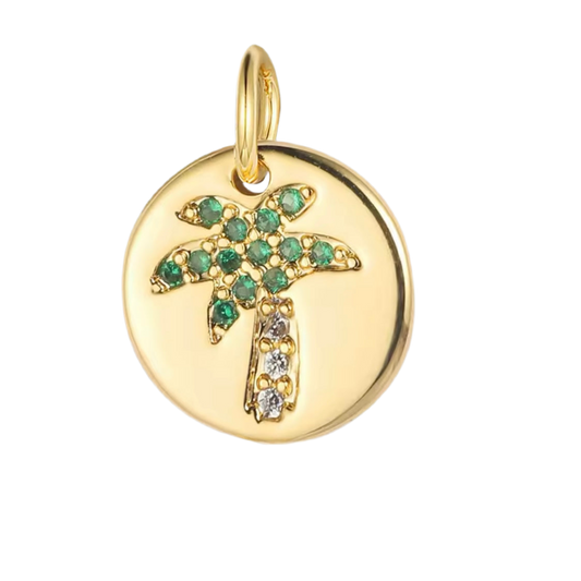 Palm tree circular Charm