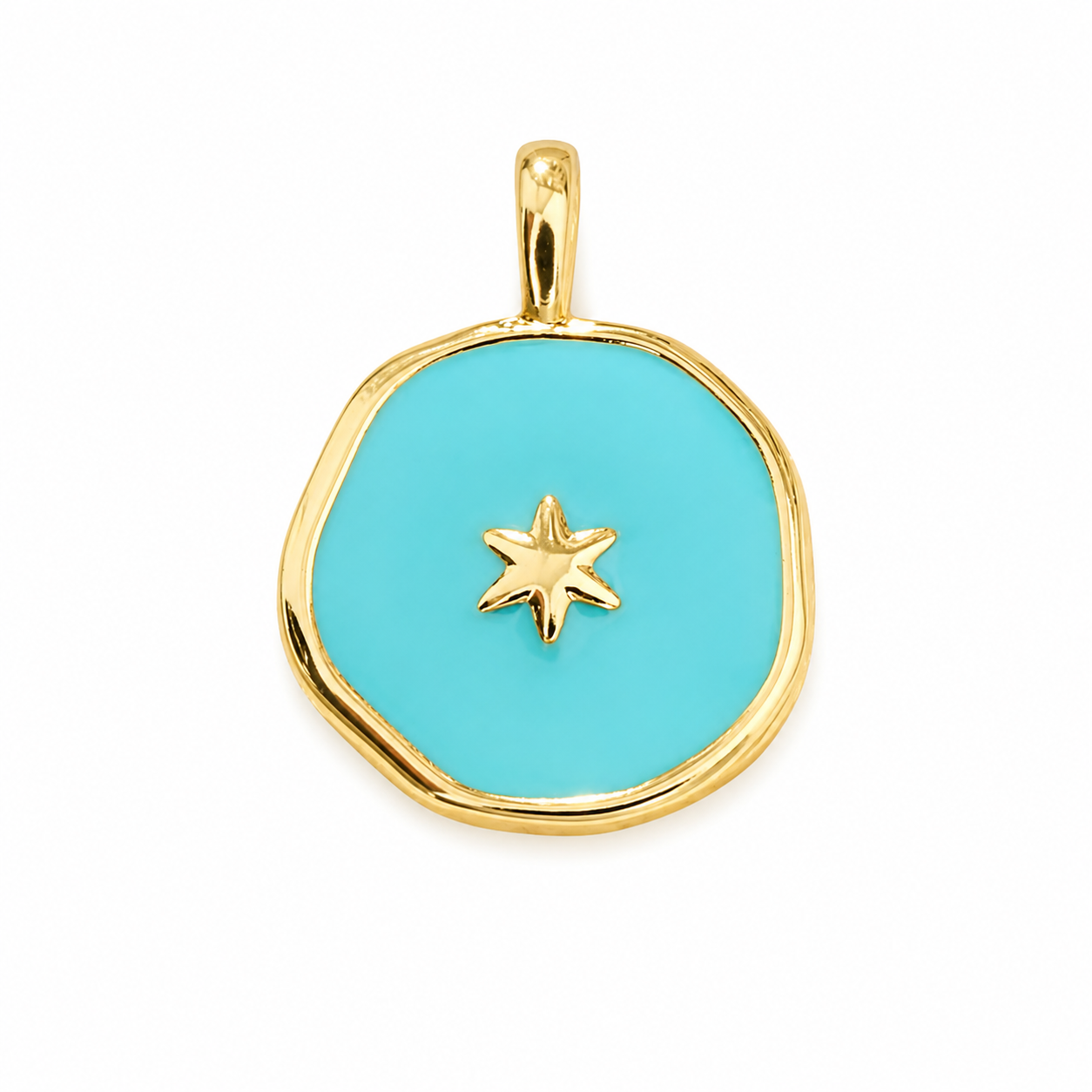 Blue star charm