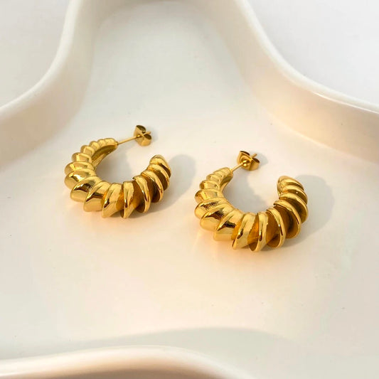 Croissant earrings