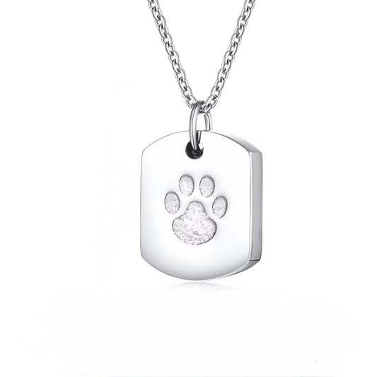 Dog Tag Urn Necklace