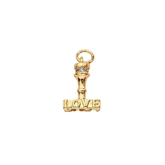 Love stamp charm