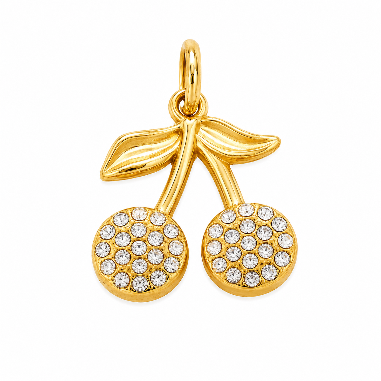 Cherry sparkle charm