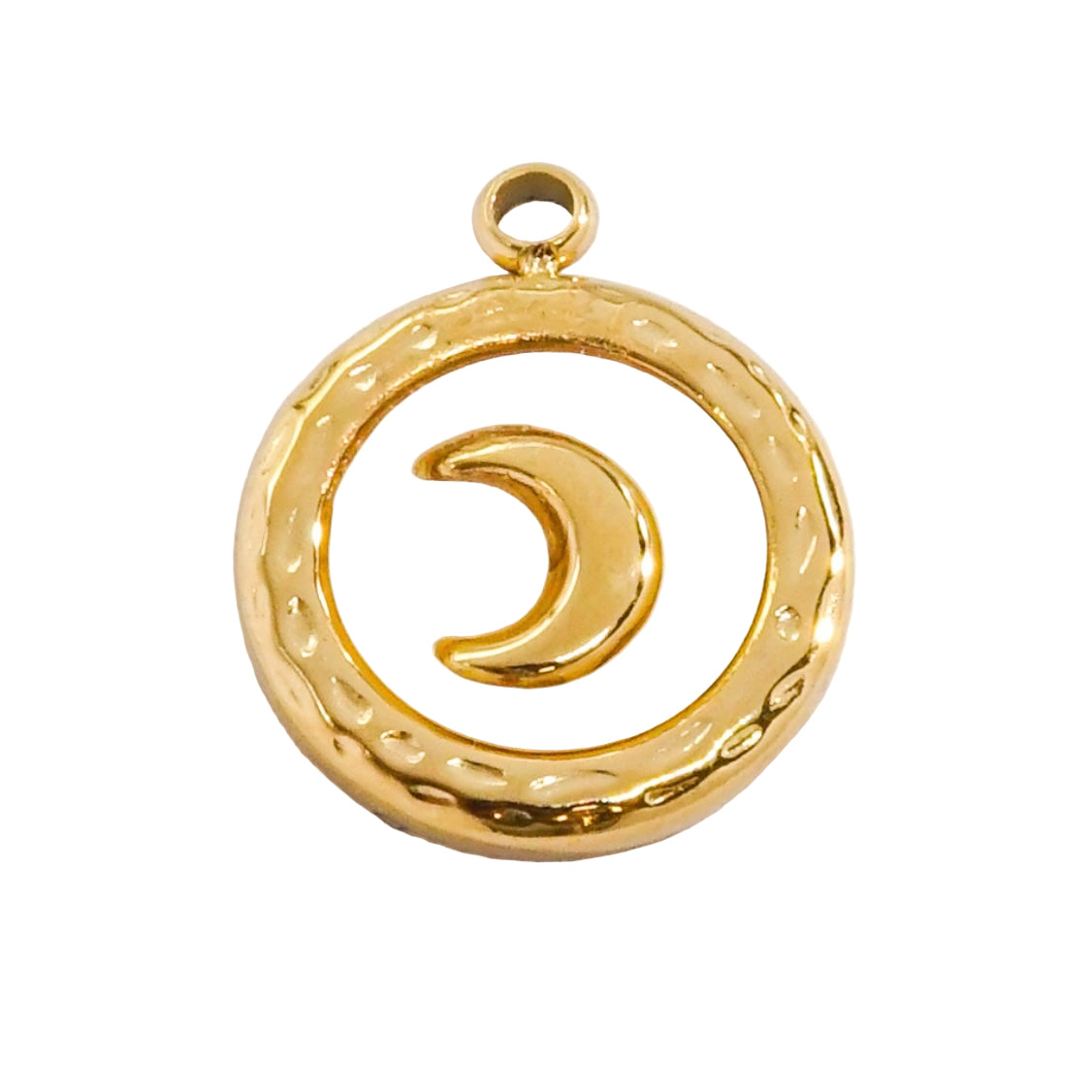 Moon circular charm