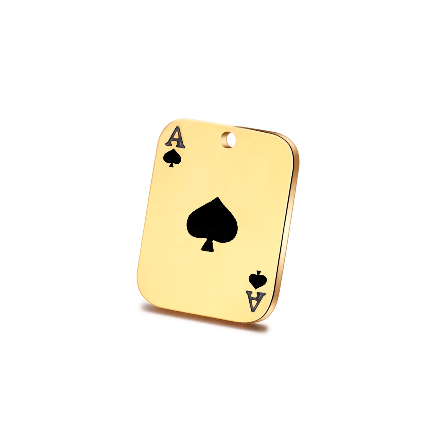 Ace of spades large charm